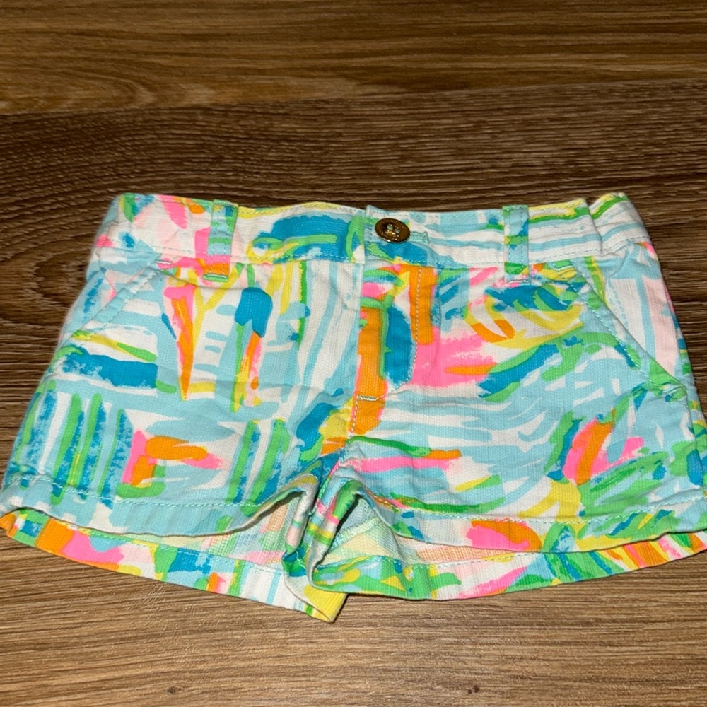 Lilly Pulitzer size 4 shorts girls super cute and vibrant EUC